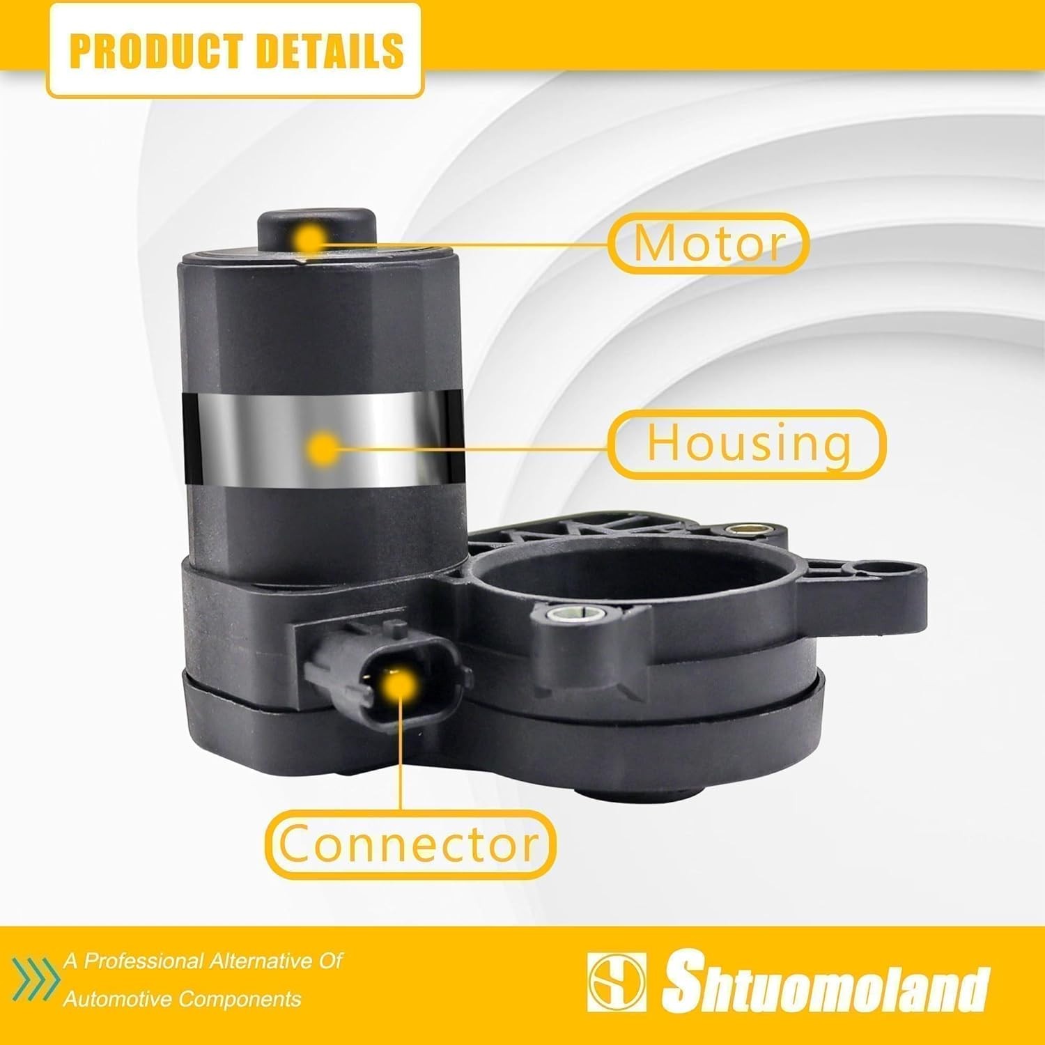 2 PCS Left & Right Side Electric Parking Brake Actuator Motor with Sealing Rings