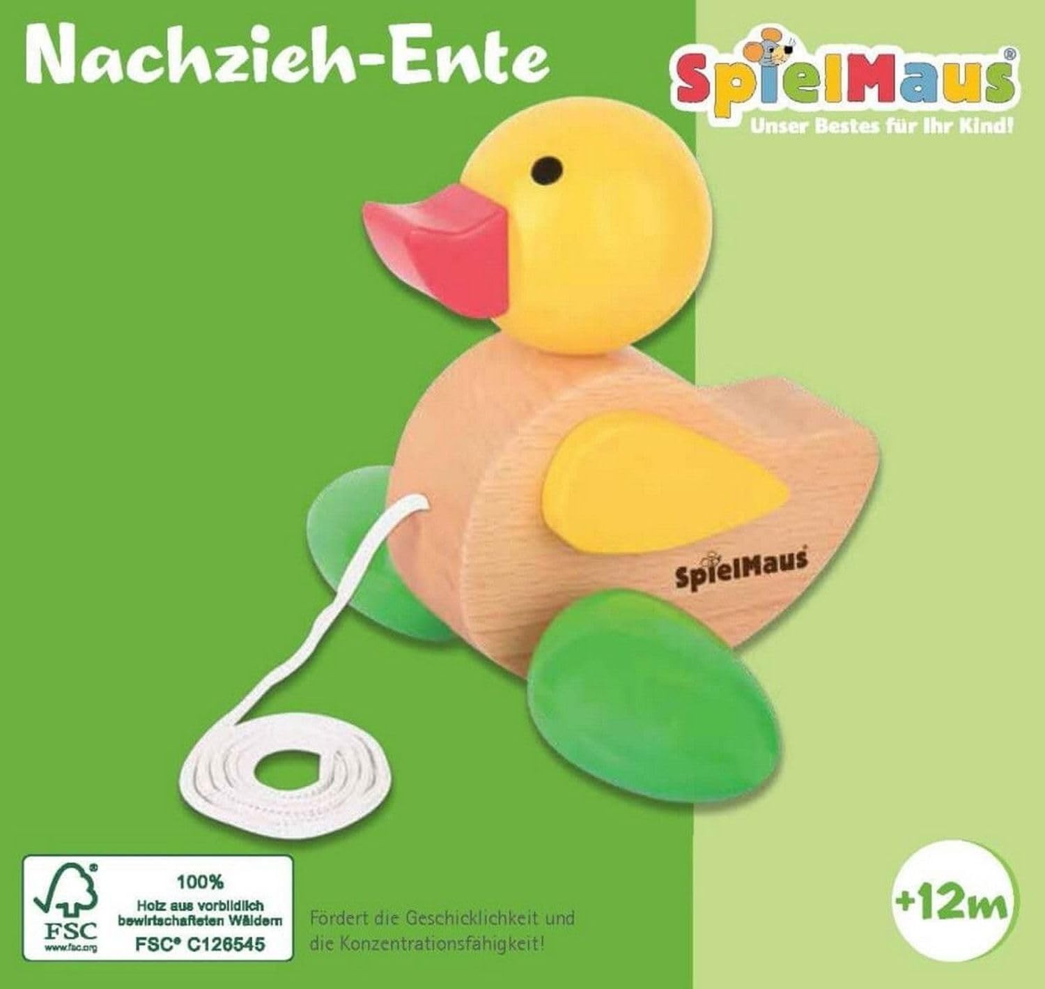 VEDES Großhandel G mbH – Ware SpielMaus Wooden Drawing Duck