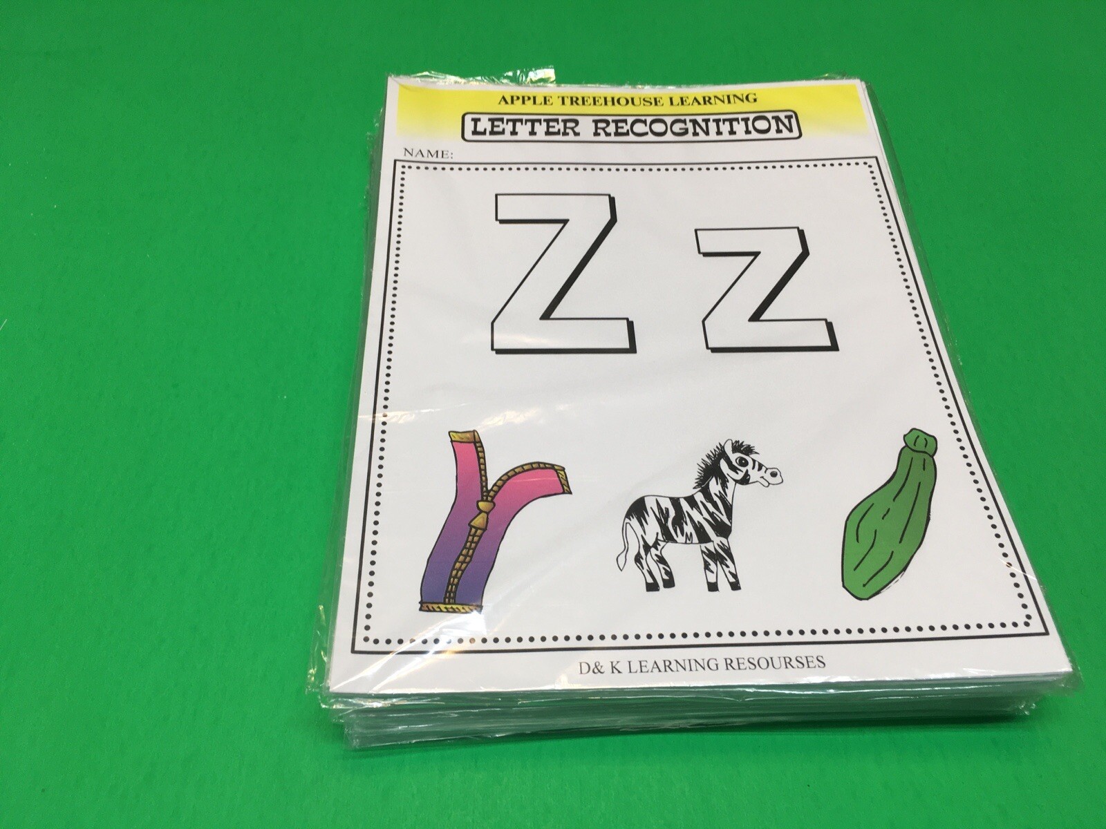 Apple Treehouse Preschool Bundle – Complete Set – A – Z Worksheets – 520 pgs