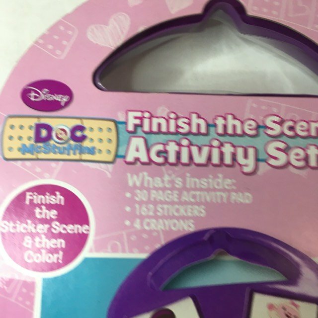 New Vintage Tara Toy Doc McStuffins Finish The Scene Activity Pad NEW FREE SHIP