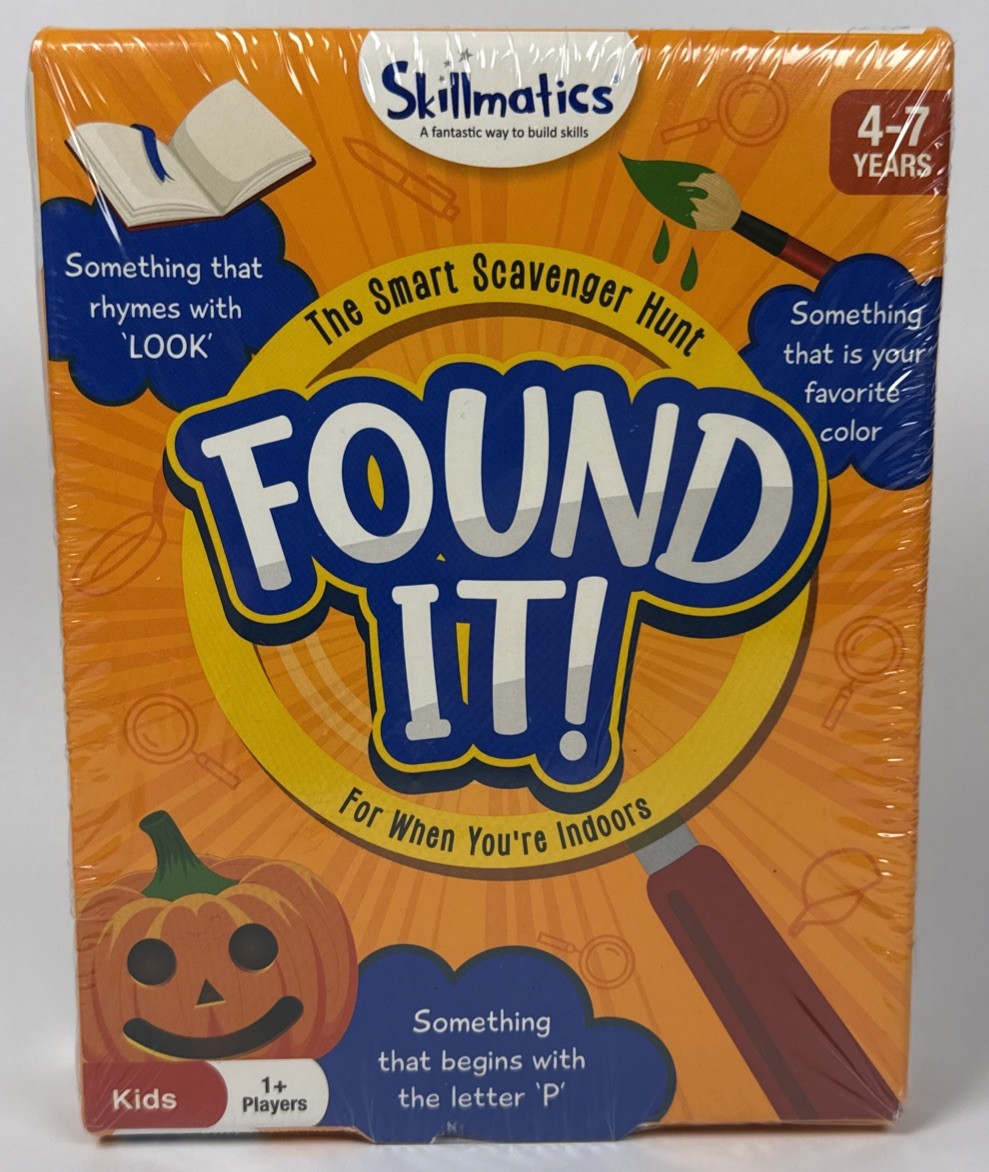 New Skillmatics Found It, Card Game, Indoor Scavenger Hunt for Kids 4-7 Yrs