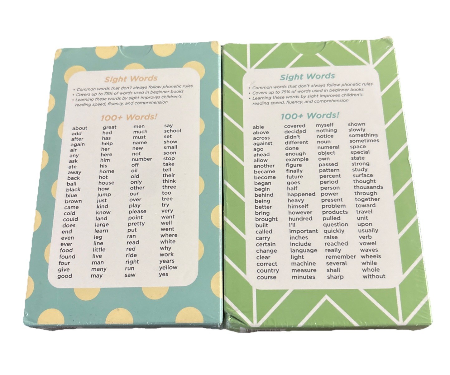 Think Tank Scholar Grades K & 3rd Sight Words Flash Cards 100+ Words New/Sealed
