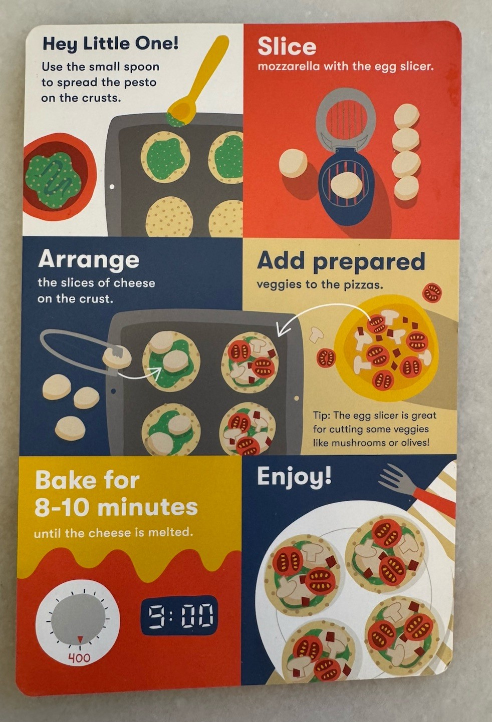 Monti Kids Recipe and Cooking Cards And Stand — Montessori Learning
