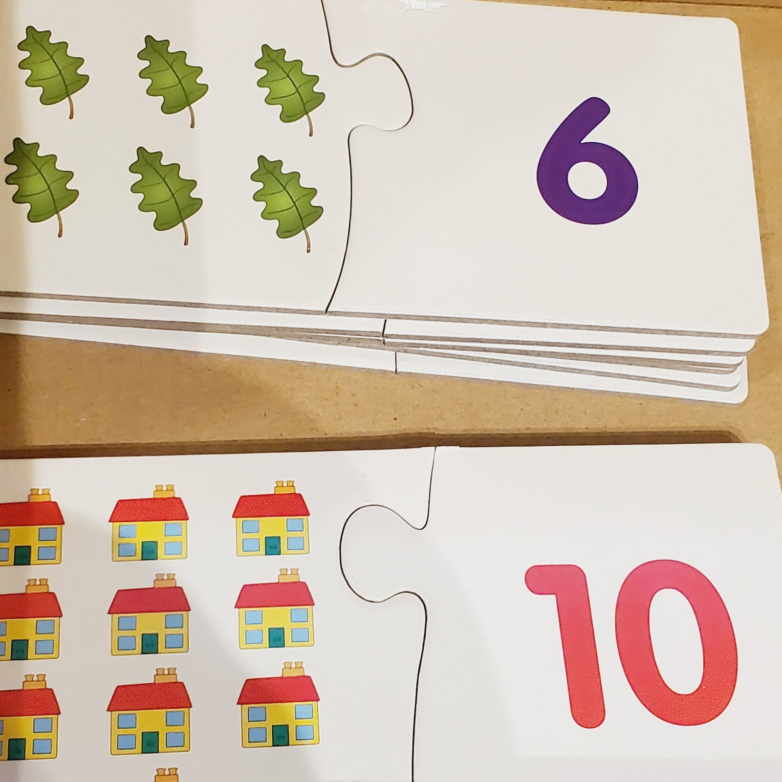 Match It! ABCs & Counting Box Set 26 pc and 30 pc Puzzle Sets Math Reading Skill