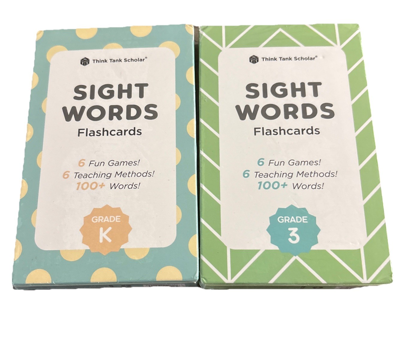 Think Tank Scholar Grades K & 3rd Sight Words Flash Cards 100+ Words New/Sealed