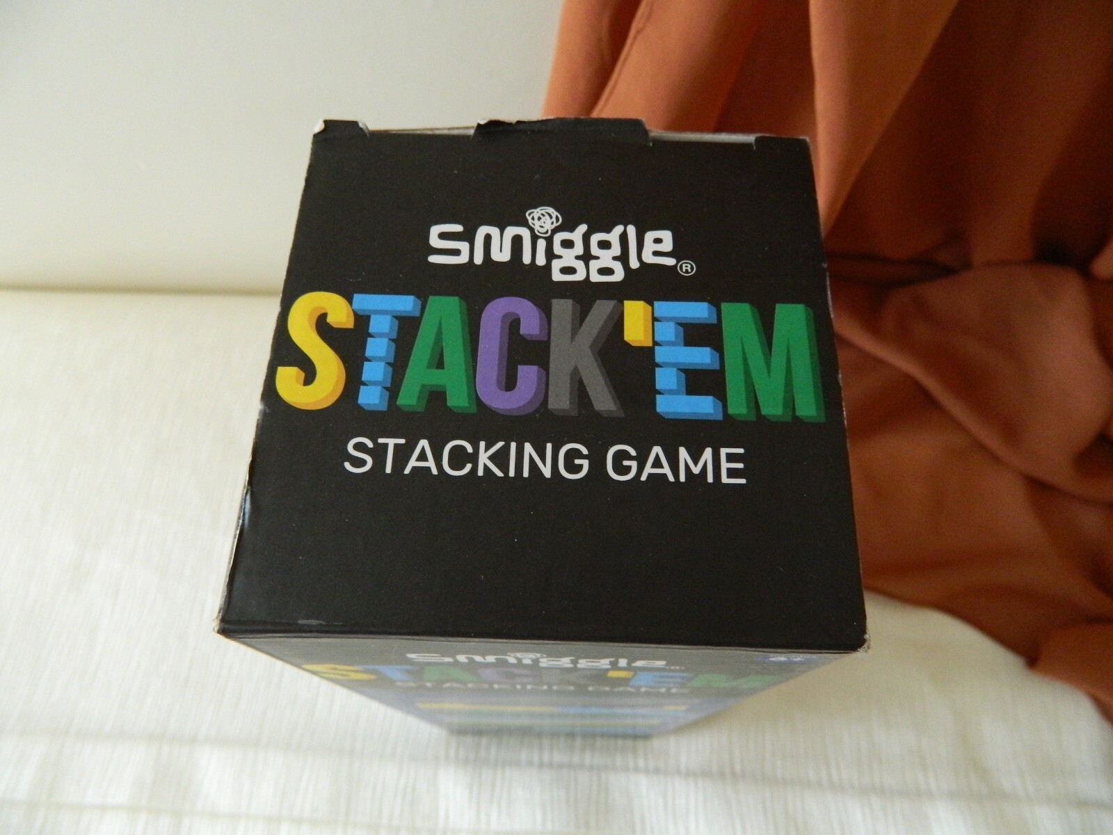 New Smiggle STACK’EM Stacking Bricks Game Gift For Age 6+ Plastic Original Box