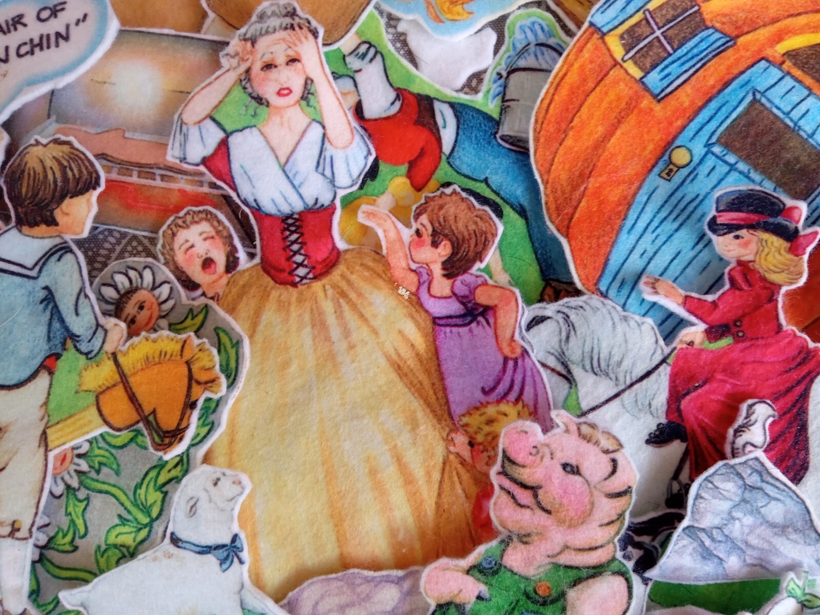 Flannelgraph Pictures for Nursery Rhymes 35+ Pieces. Great Educational Tool…