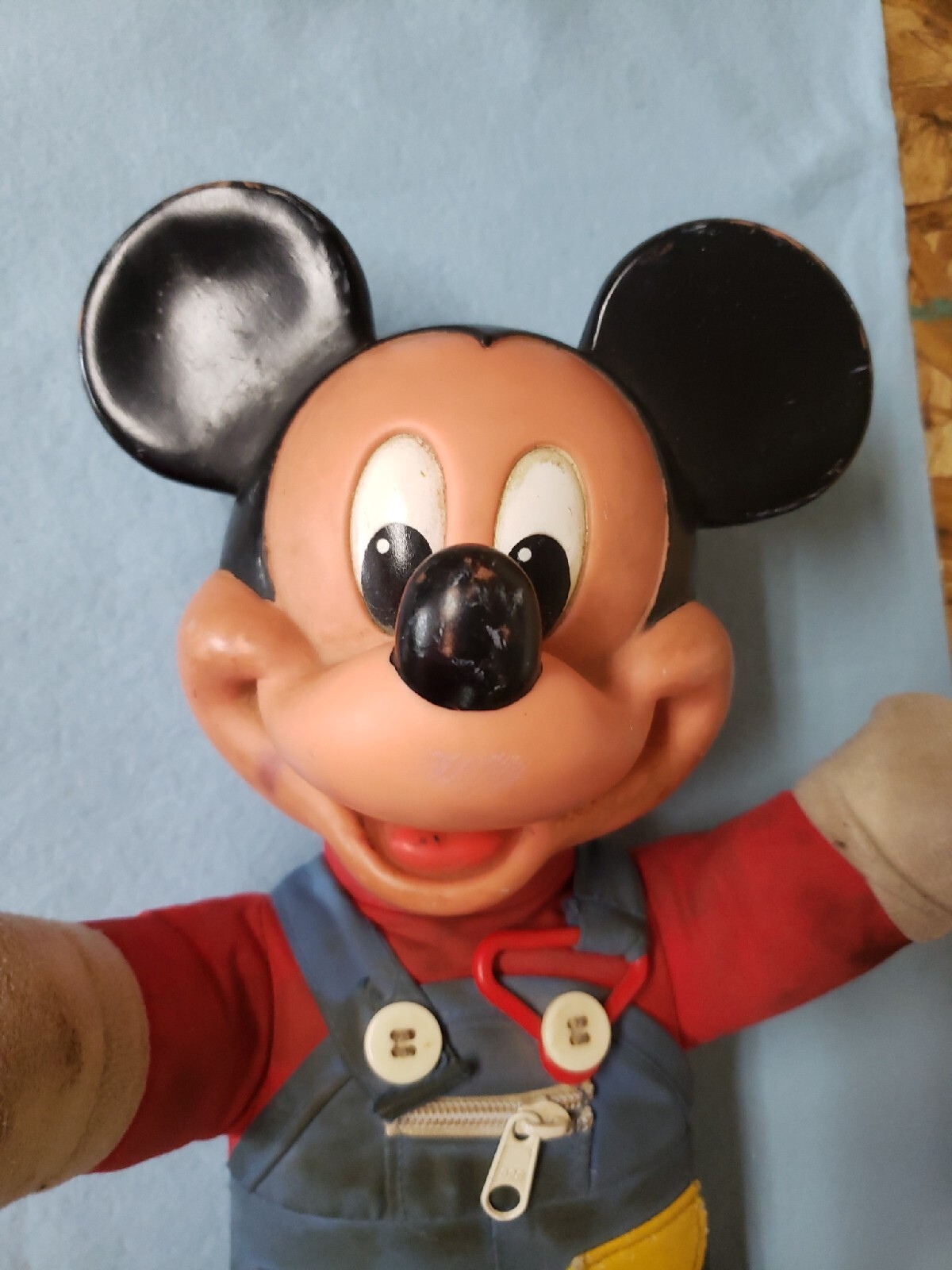 Mattel Mickey Mouse Learn How to Dress Doll Plush Toy Disney Vintage 1980s AN