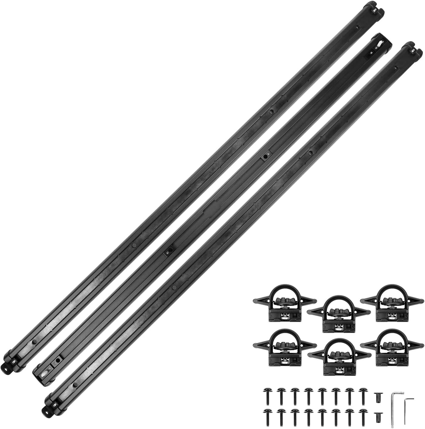 Fit for Jeep Gladiator Trail Rail System Compatible with 2020-2023 Gladiator Bed