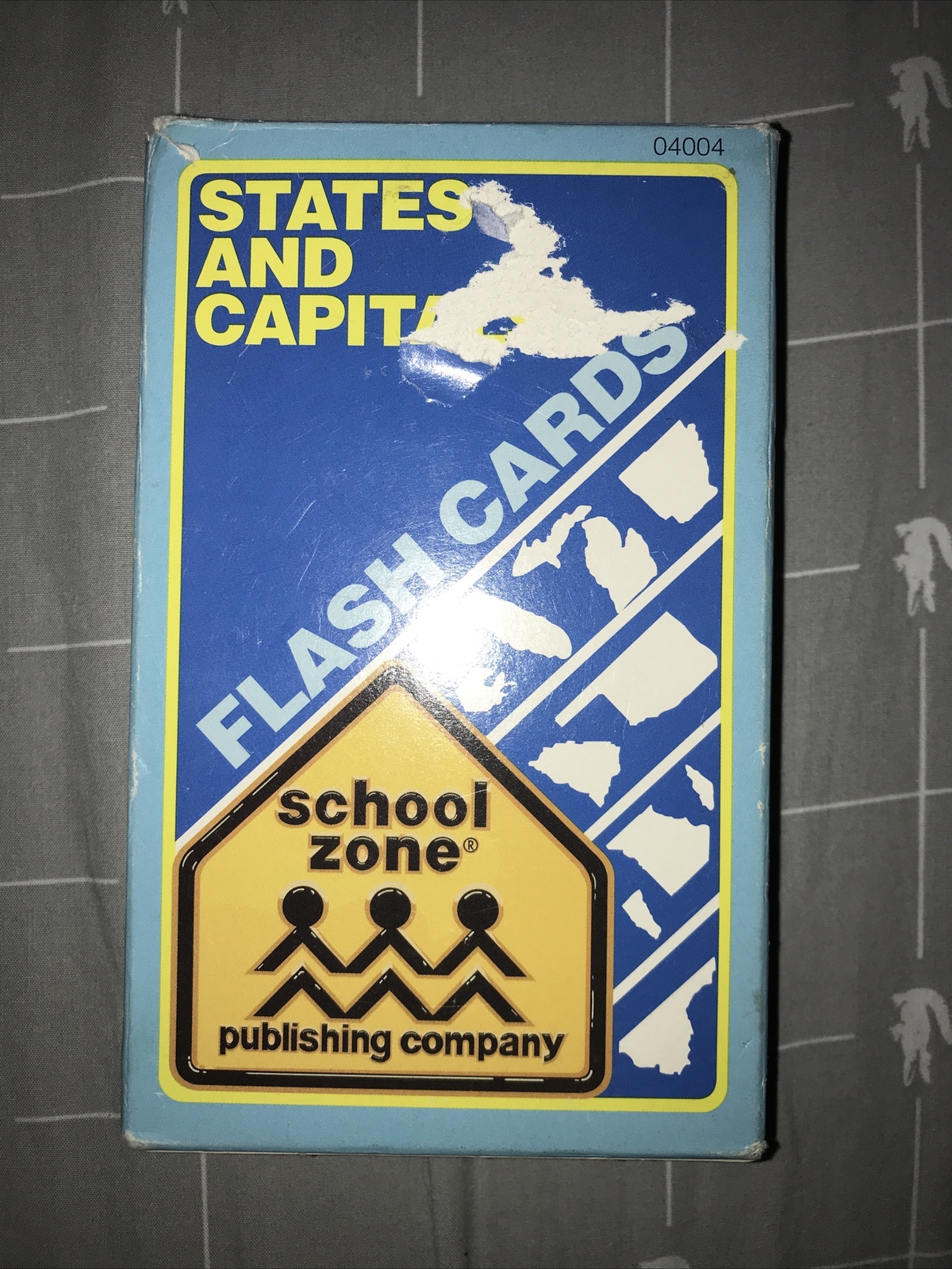 STATES & CAPITALS Flash Cards NOS from School Zone Home Schooling