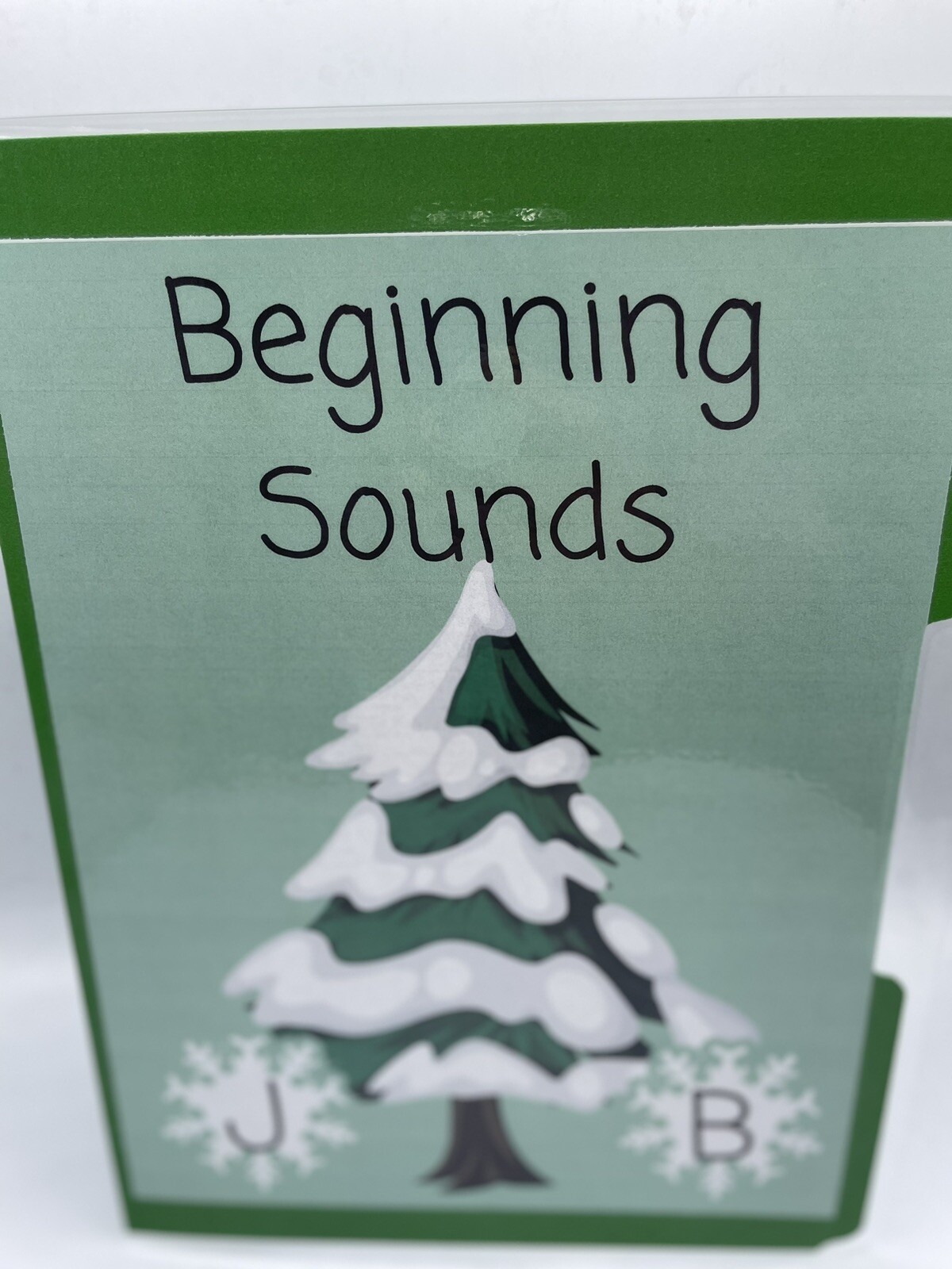 Beginning Sounds File Folder Games 10 Letters Reading Educational Phonics