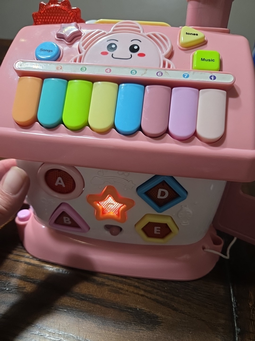Interactive Toy House Number Pad Telephone Abacus Busy Board Learning Very Neat
