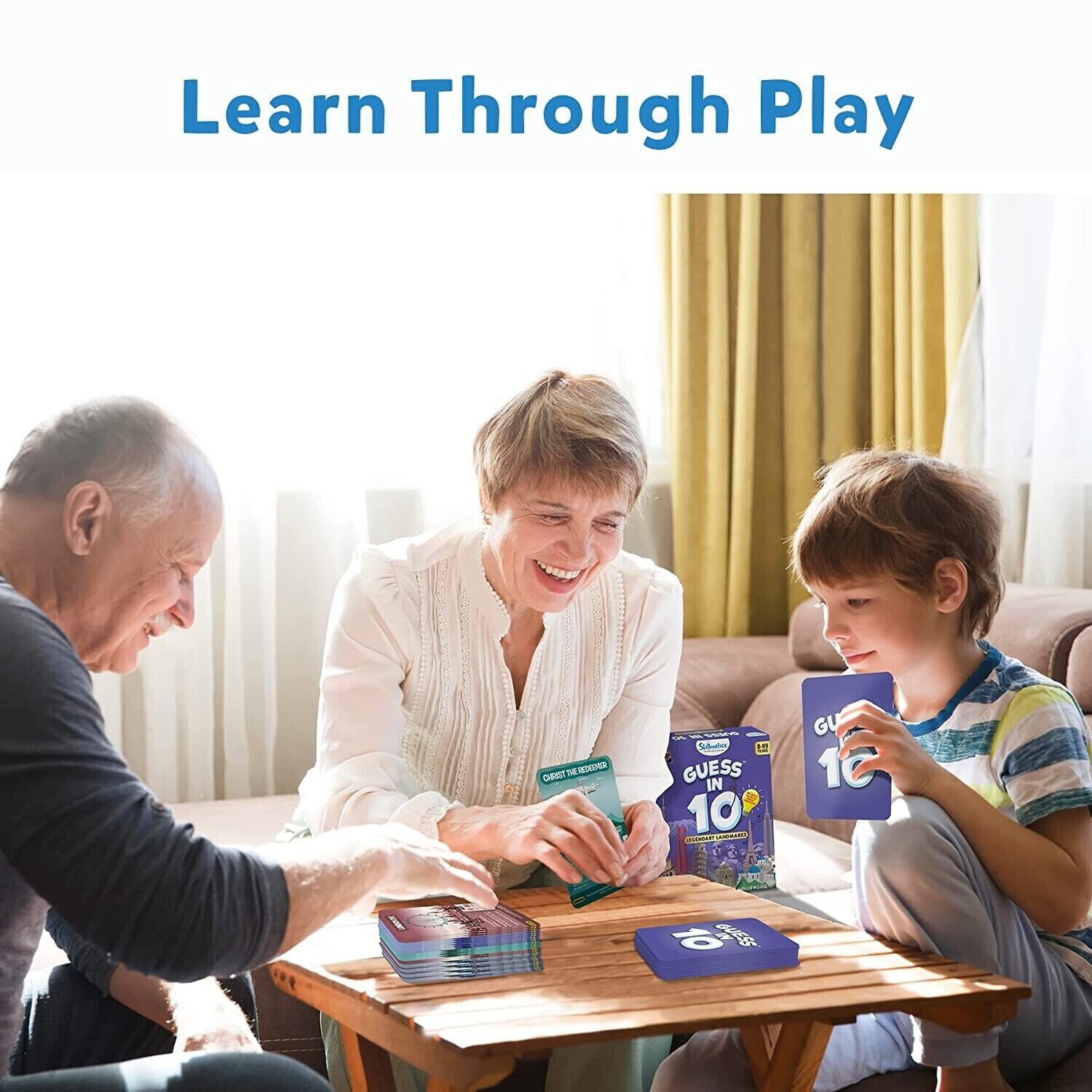 Skillmatics Card Game :Guess in 10 Legendary Landmarks | Gifts for Ages 8 and Up