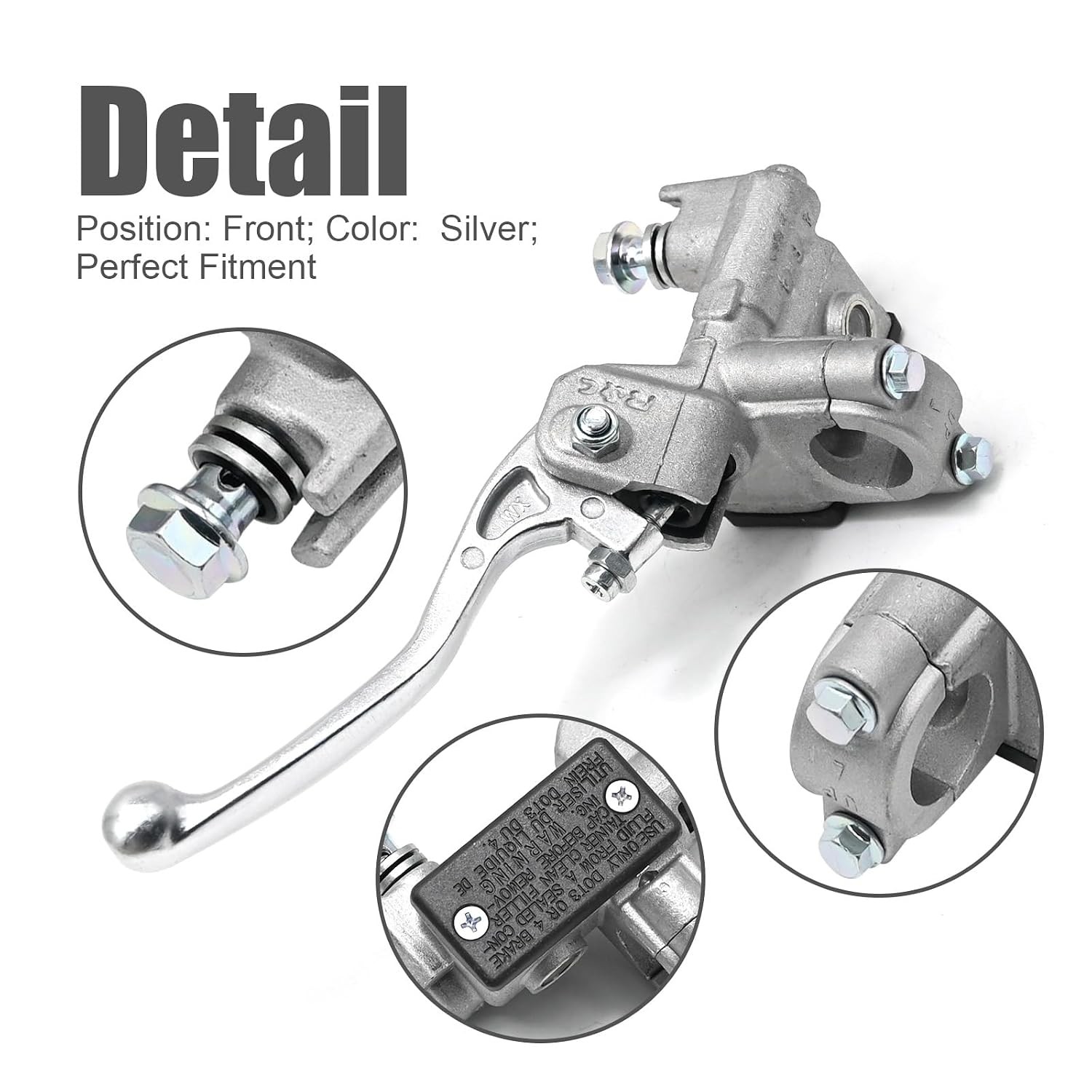 43015-0167 Front Brake Master Cylinder with CNC Lever Replacement for Kawasaki K