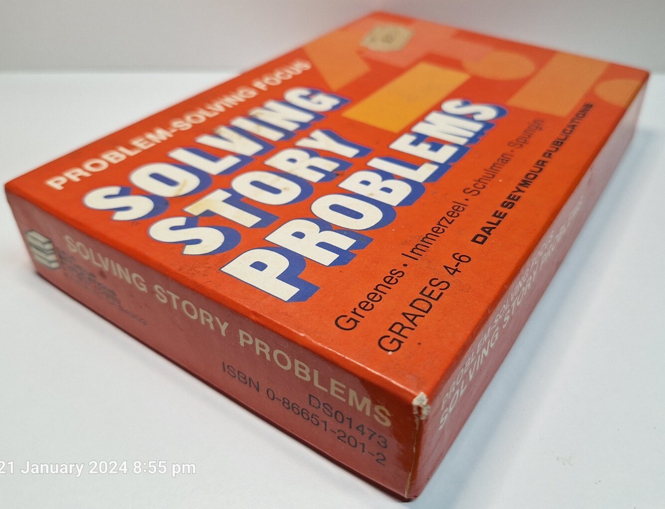 VTG 1984 Solving Story Problems 100 Focus Cards Dale Seymour. See Description.