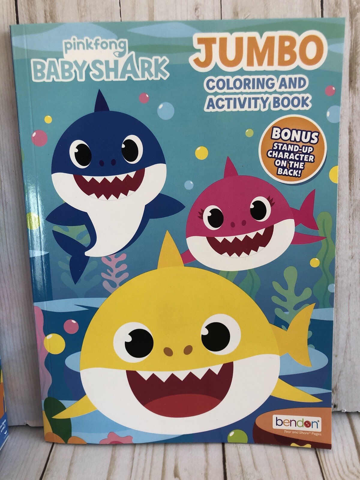 Baby Shark Lets Go Game + Ice Cream Puzzle + Coloring Book + Crayola Crayons New