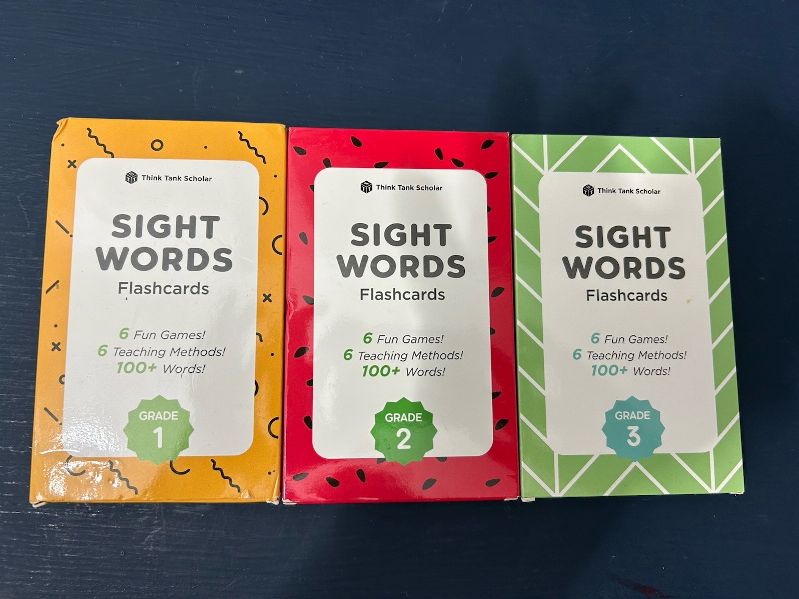 Think Tank Scholar Sight Words Flashcards – grade 1, 2 & 3