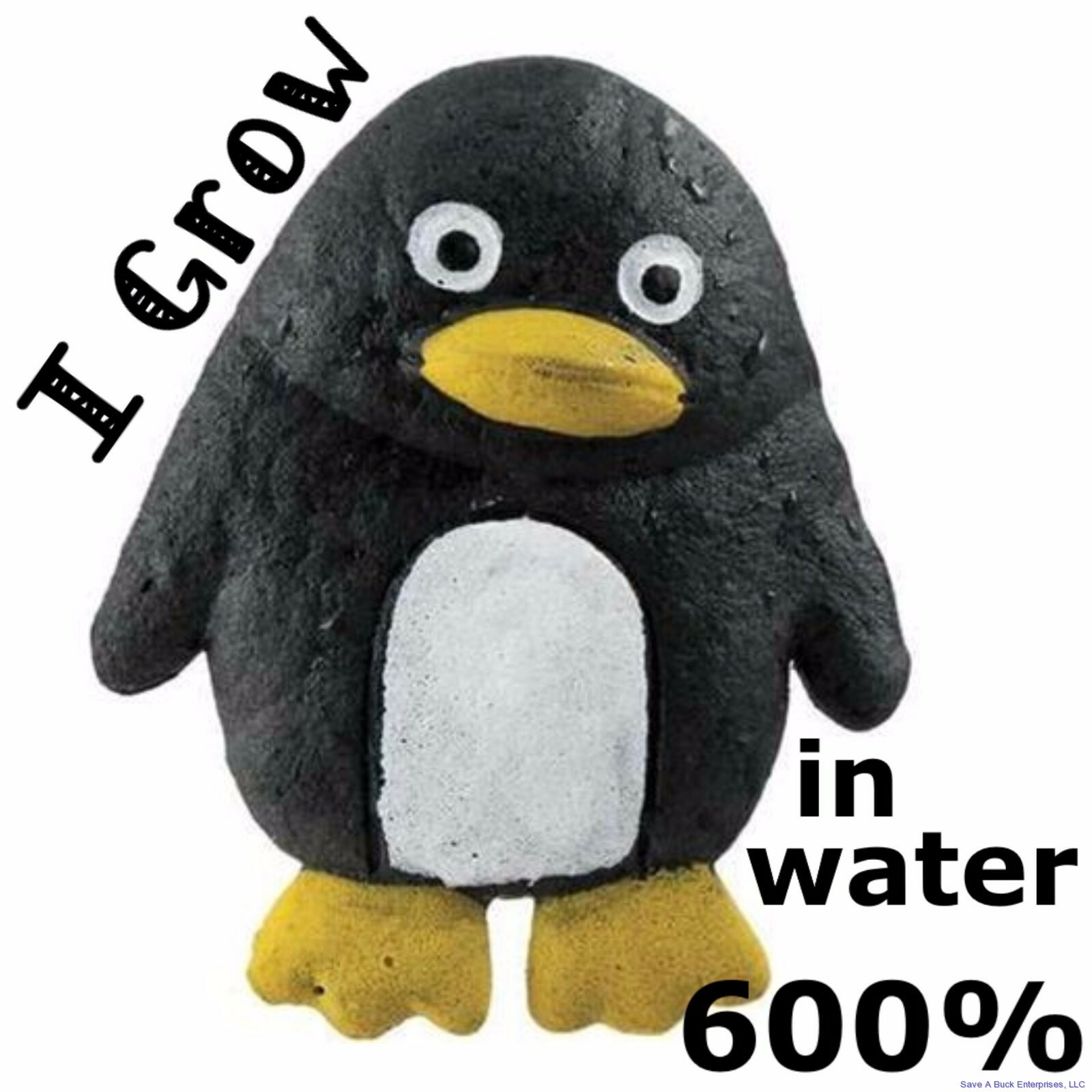 Growing Penguin ** Just add water ** fun grow play novelty toy for children