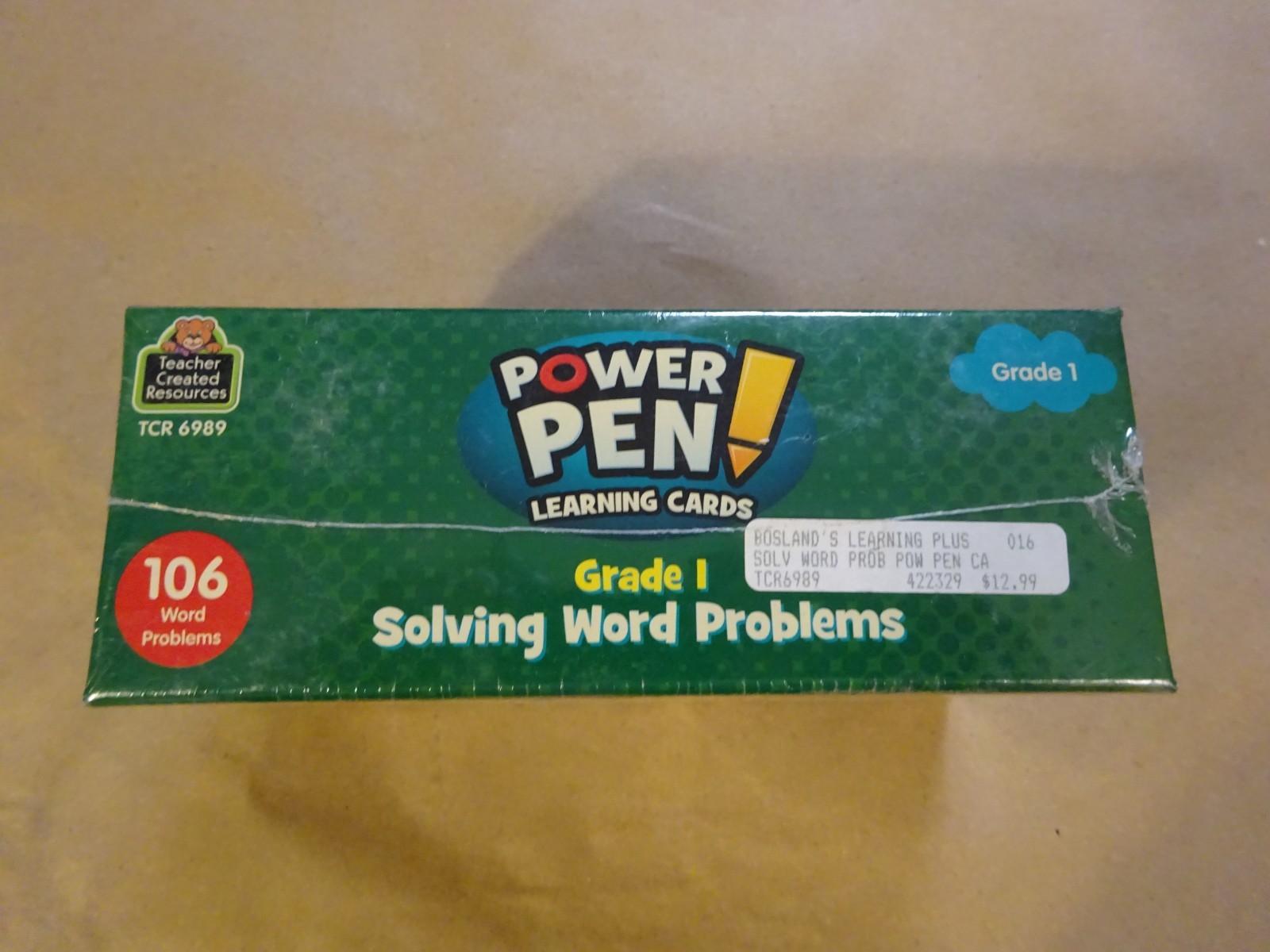 Power Pen Learning Cards Teacher Created Resources Grade 1 Solving Word Problems