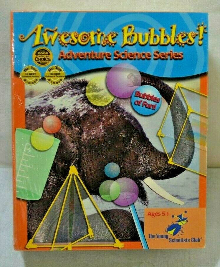 Adventure Science series: Awesome Bubbles.The Young Scientists Club. New/Sealed