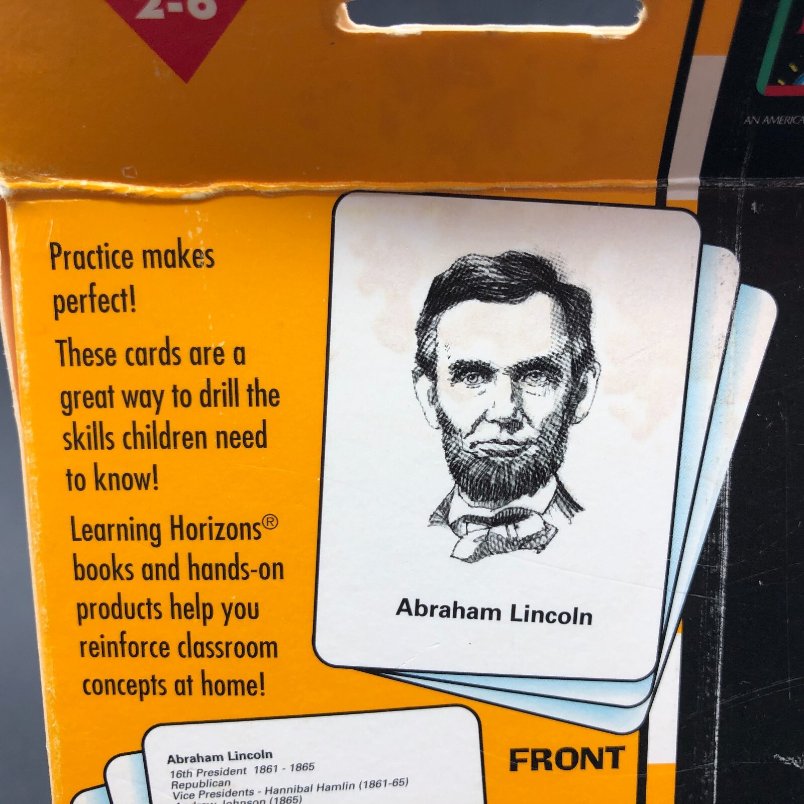 US Presidents Fact Pack Flash Cards Educational Information 41 Cards to Bush Sr.