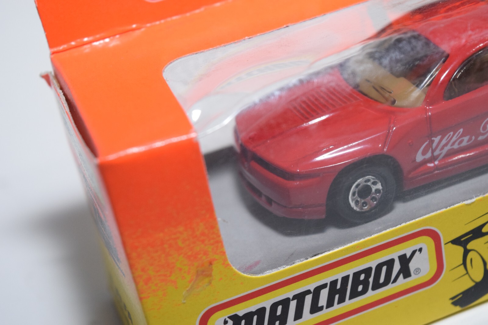 A94 1:64 3 INCH MATCHBOX LESNEY 6 ALFA ROMEO SZ RED MIB RARE!