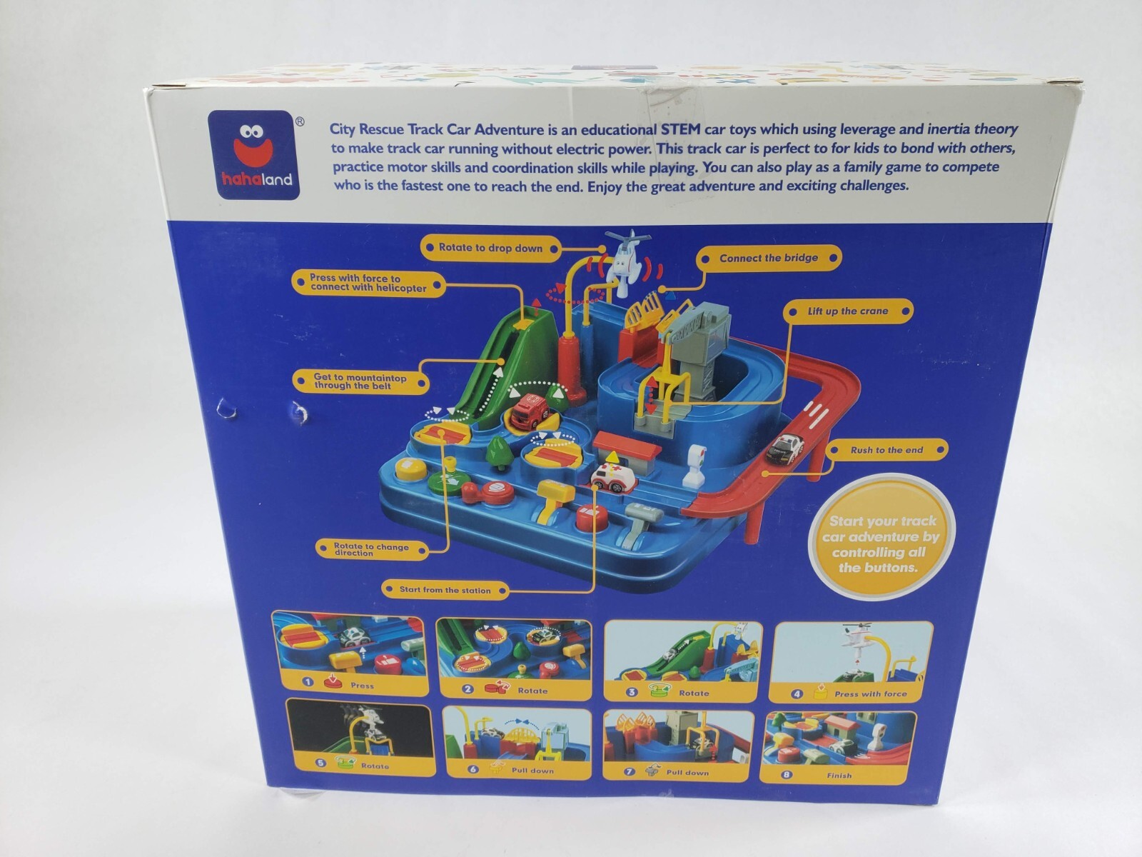 Toys for 3 Year Old Boys Birthday Gift Race Track Car Toys Montessori STEM Toys
