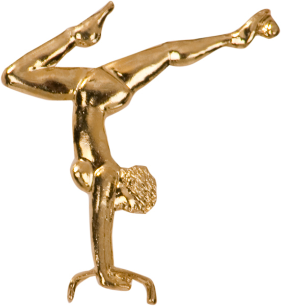 Letterman Jacket Pin (Female Gymnast)