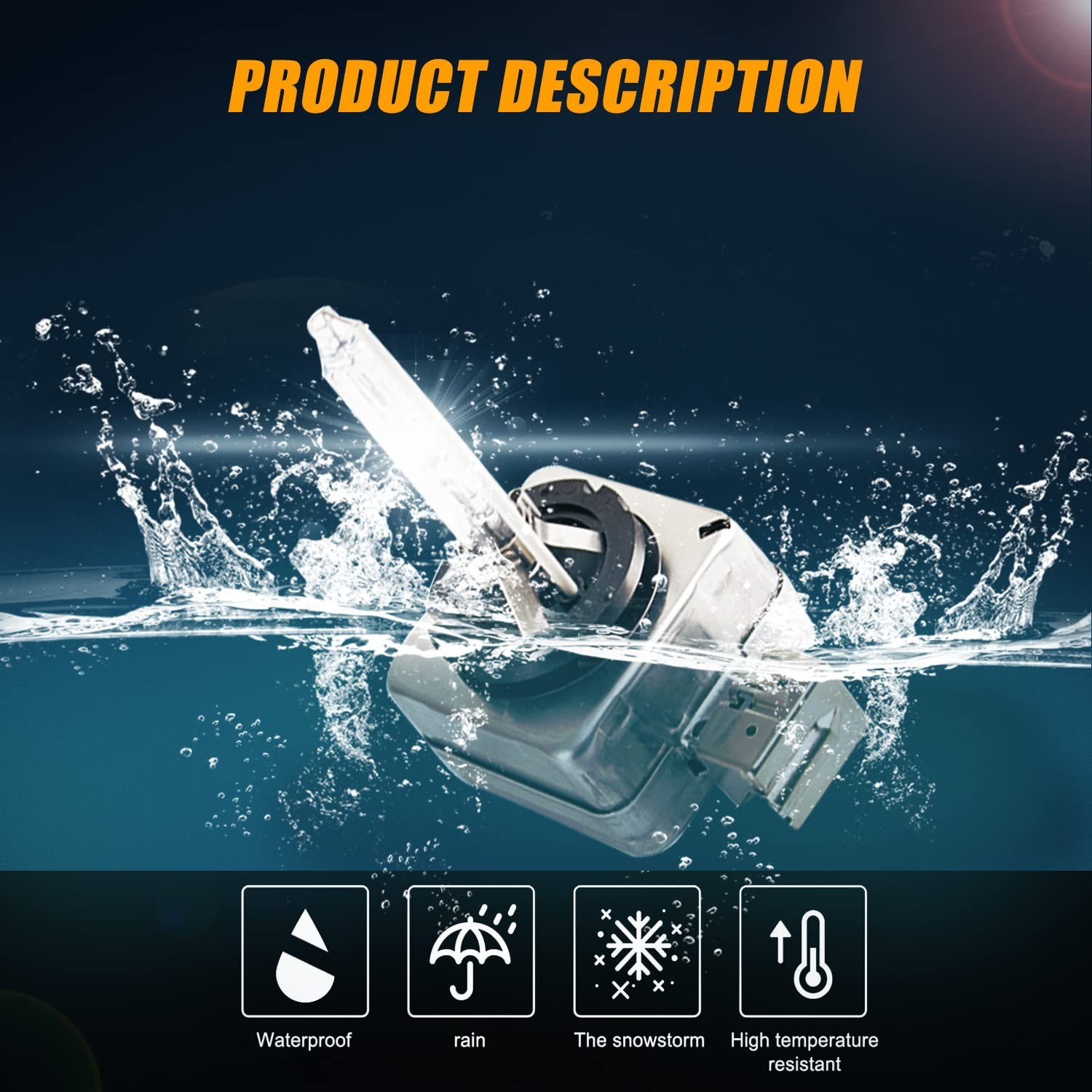 RANSOTO 5DV 009 000-00 Xenon HID Headlight Ballast with D1S Bulb Compatible w…