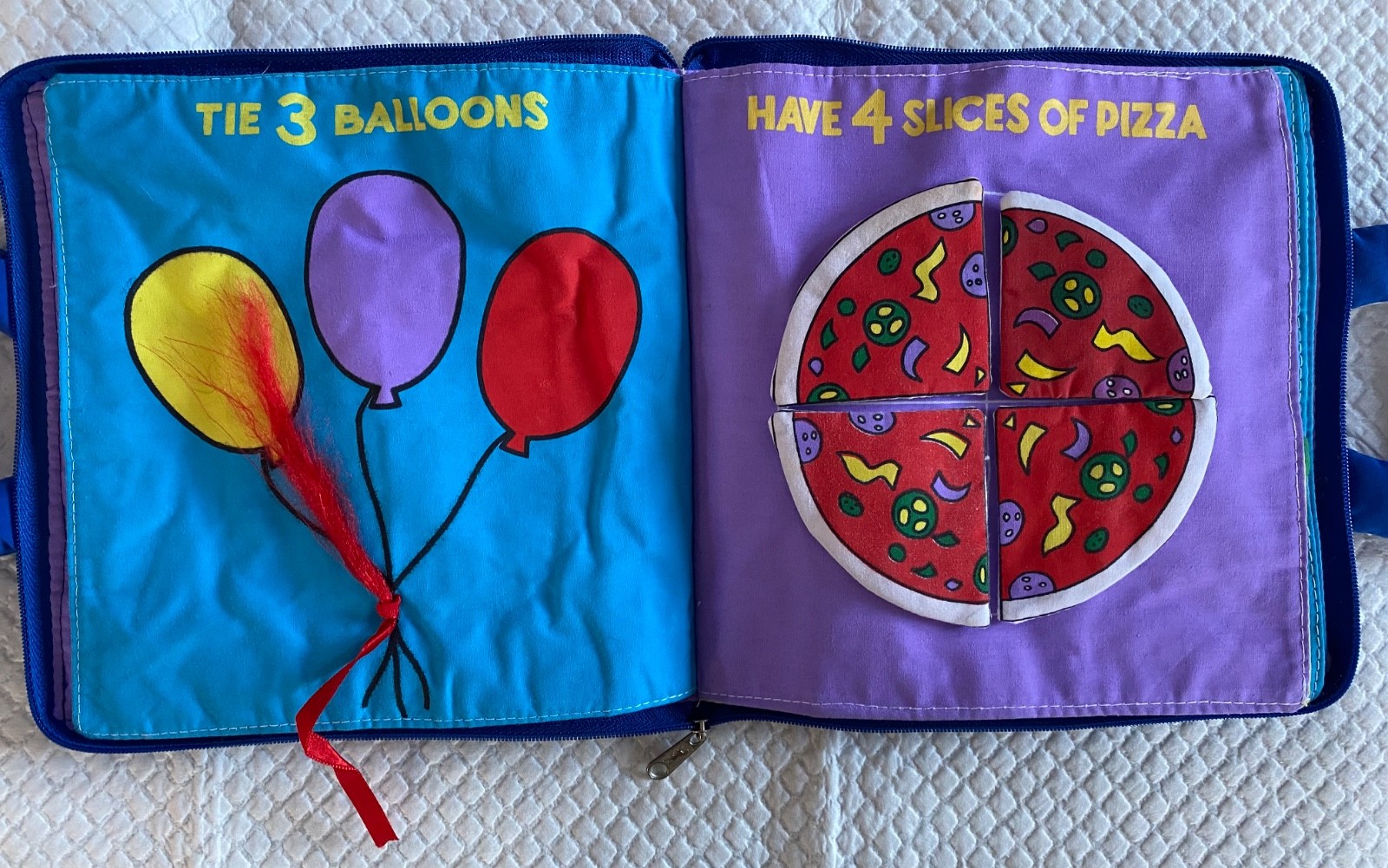 Pockets of Learning Count & Play II Soft Interactive Book