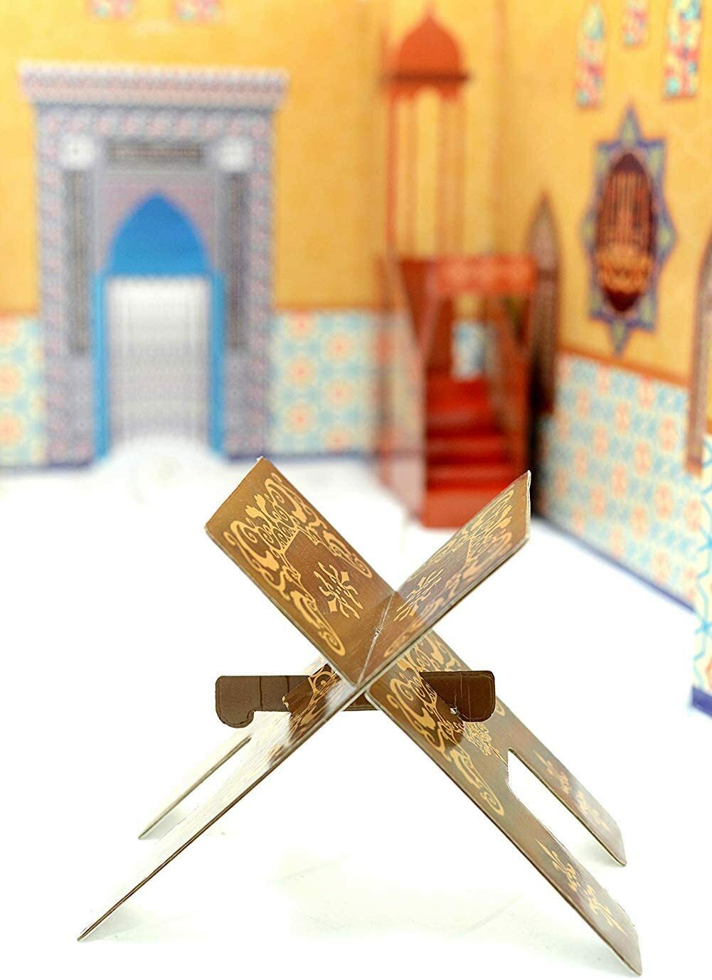 Ramadan Gift Decor Muslim Kids Toy Masjid Playhouse Islam Salah Prayer Mat Eid