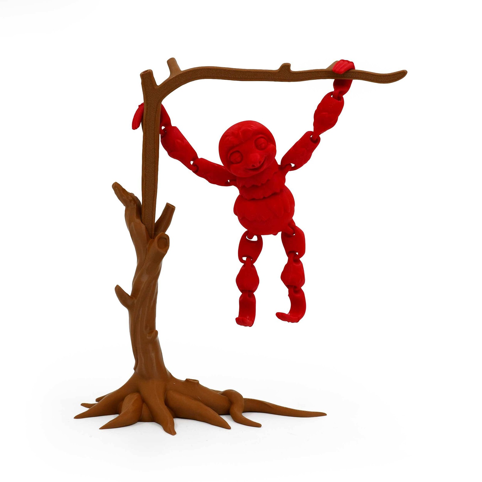 3D Printed Sloth Fidget With Tree Props | Multiple Colors | Black Sheep Products