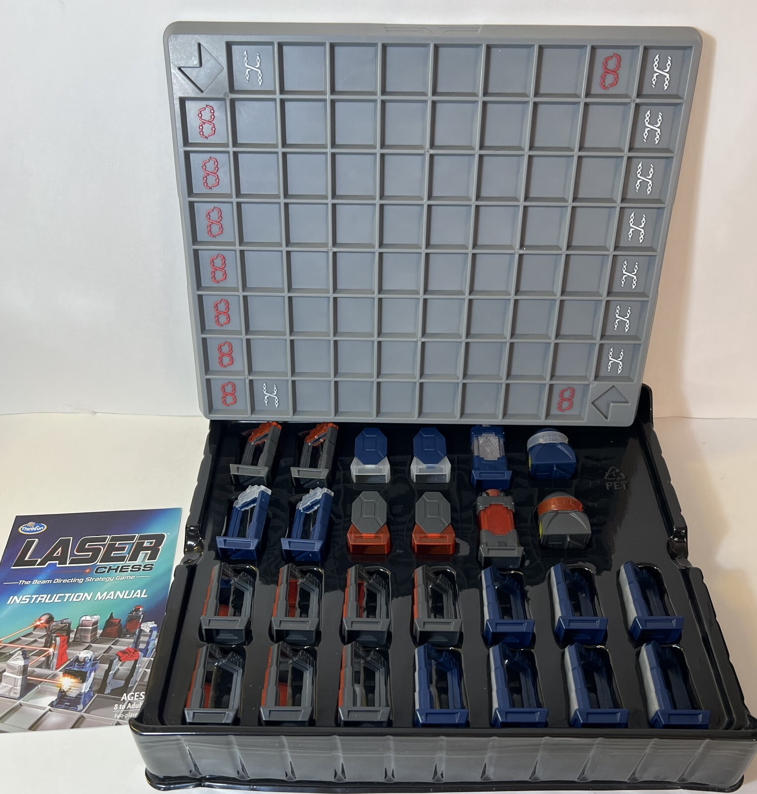 ThinkFun Laser Chess Two Player Strategy Beam Game Toy – Complete