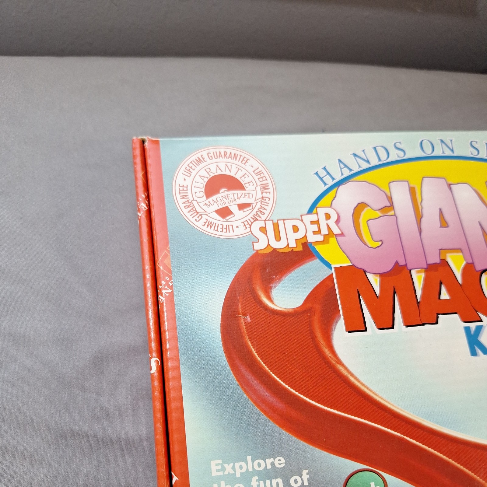 Vintage Giant Horseshoe Magnet by Dowling Magnets W/ Box