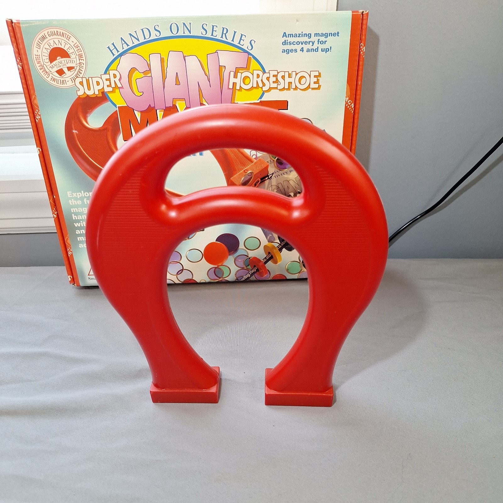 Vintage Giant Horseshoe Magnet by Dowling Magnets W/ Box
