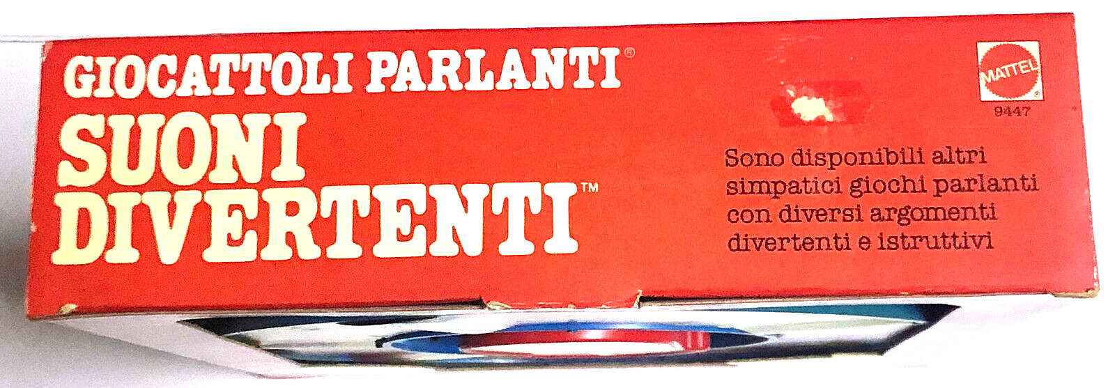 Talking Toys Funny Sounds Working by Mattel 1984 Made in Italy