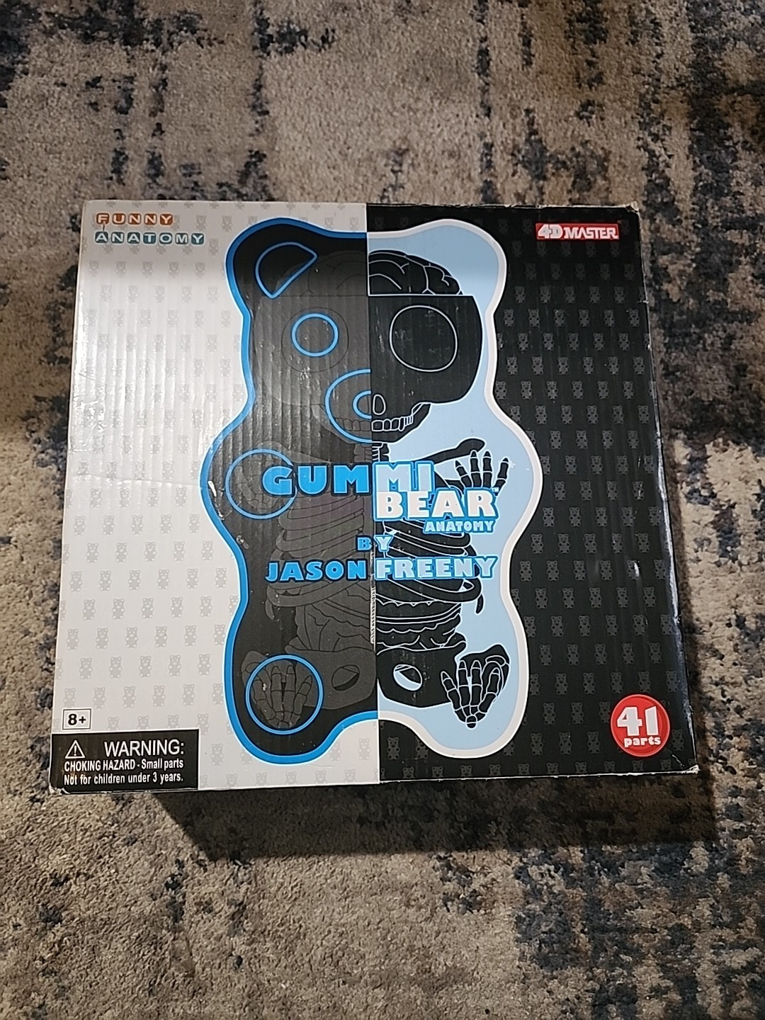 2016 4D Master MIGHTY JAXX Large Clear Gummi Bear Funny Anatomy Jason Freeny
