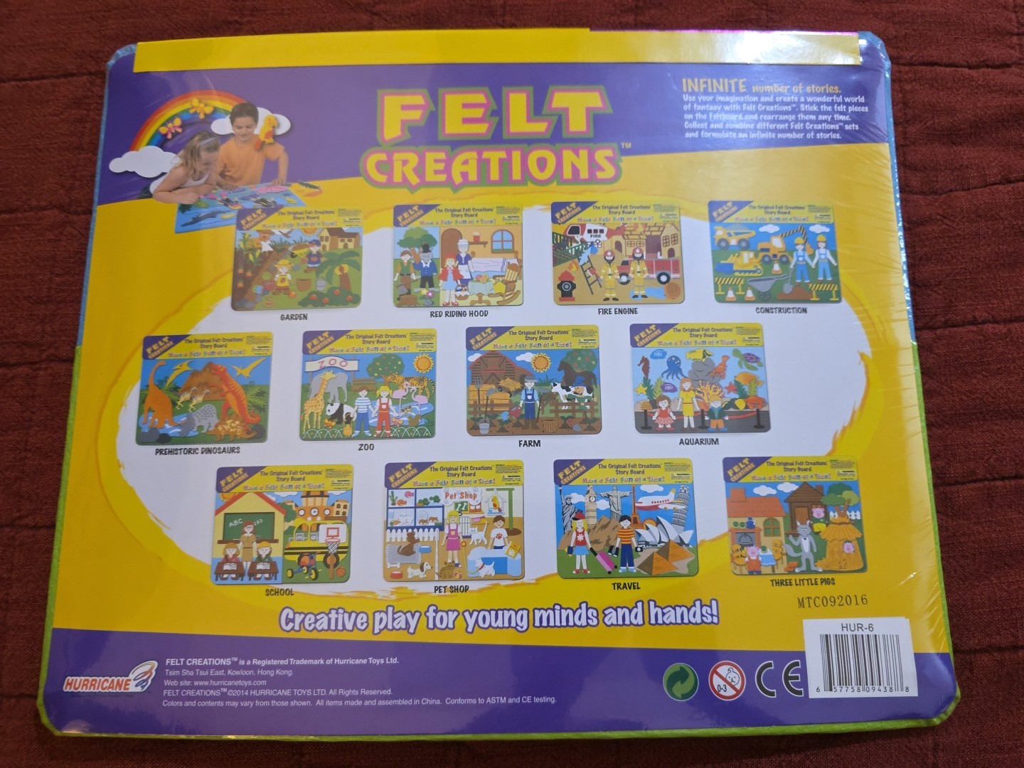 Felt Creations Story Board Little Red Hen Original New! Hard To Find! Cute!