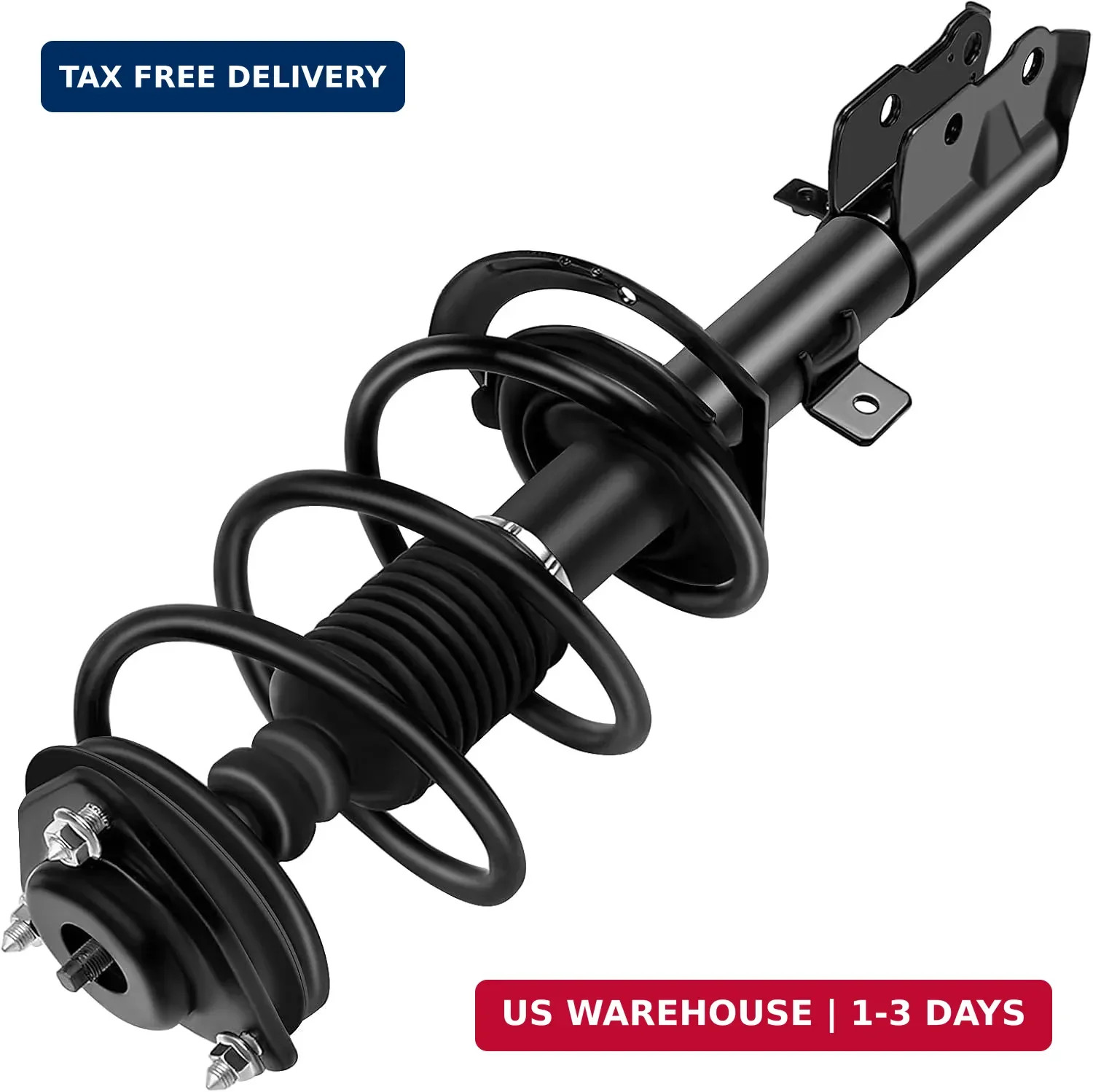 ECCPP Full Set Front and Rear Complete Strut Shock Coil Spring Assembly Driver a