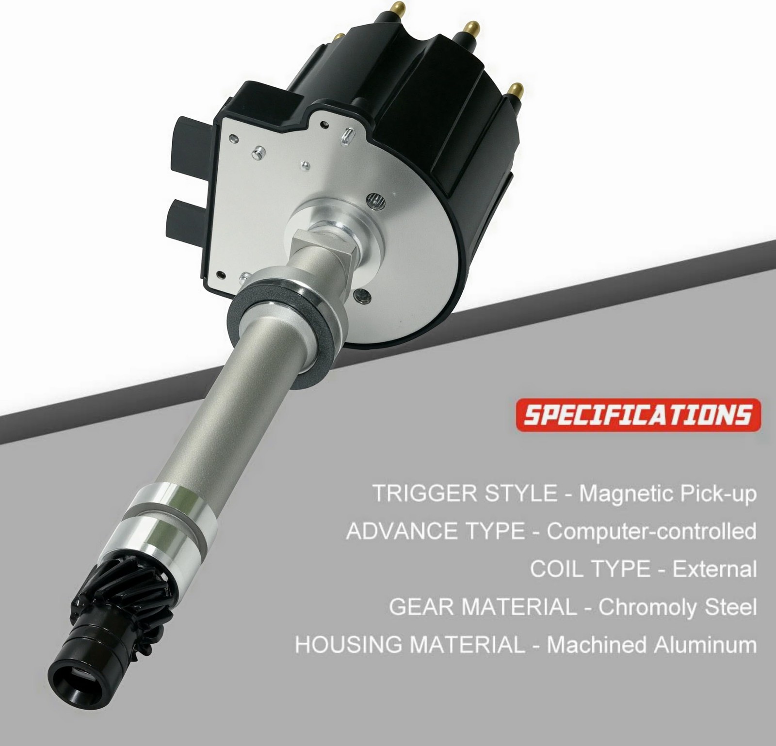 THEBIGDEALS Ignition Distributor Black Cap Chevy/GMC