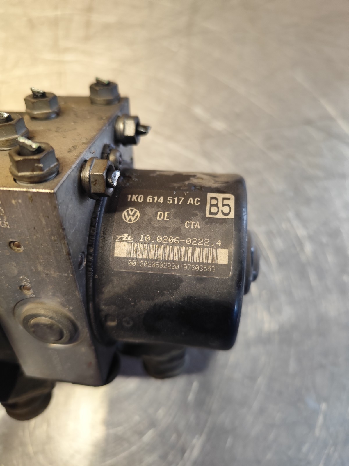 ABS BLOCK CASE VW VOLKSWAGEN GOLF 5+ 2.0 TDI 140CV DSG PH1 1K0614517AC
