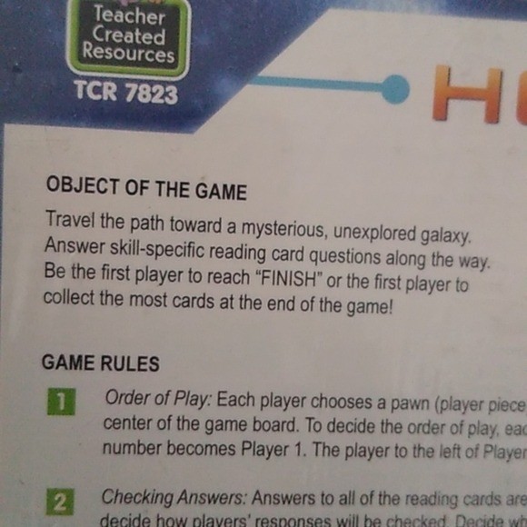 Space Voyage Grades 2 & 3 Reading Comprehension Game