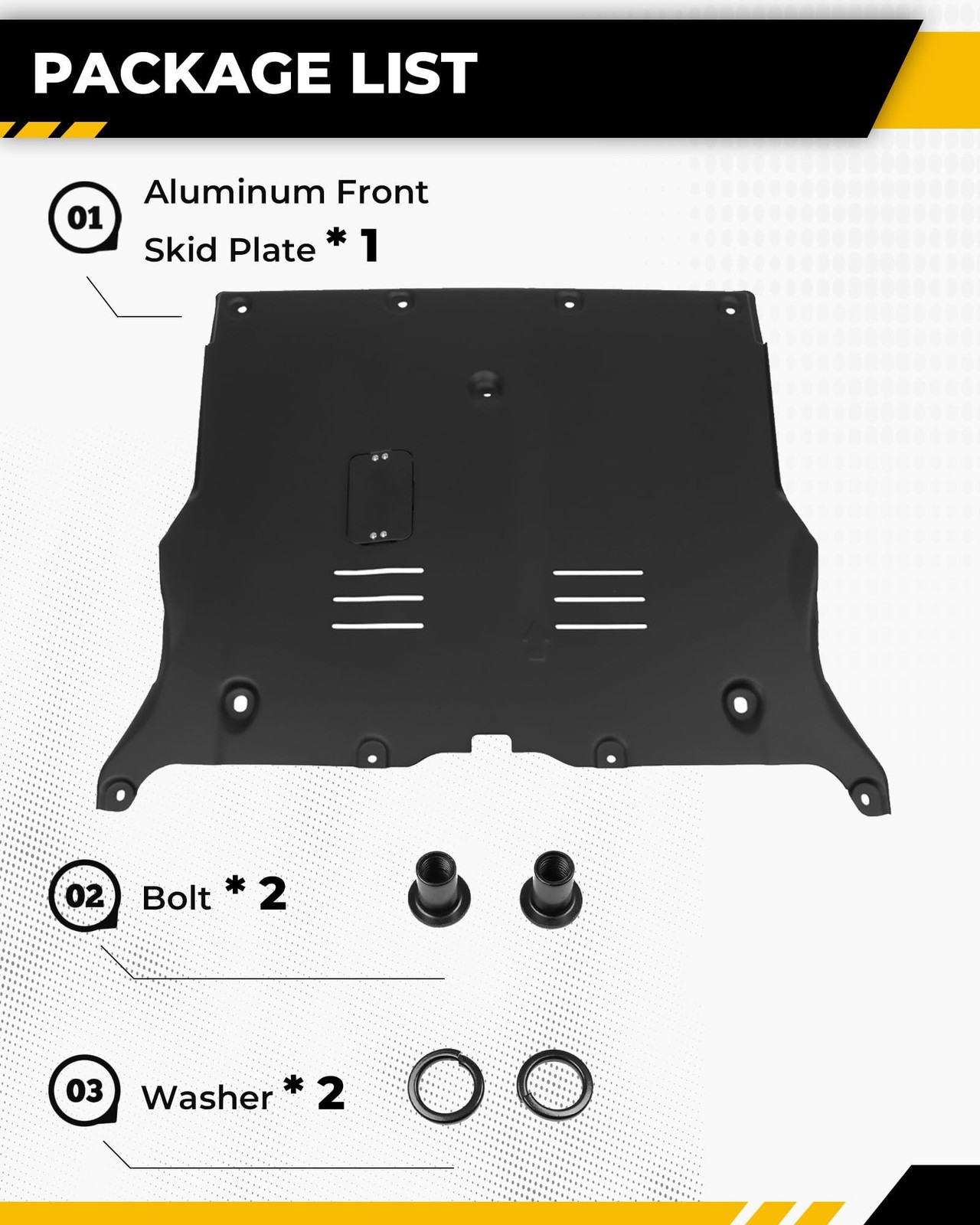 Aluminum Front Skid Plate Fits for Tesla Model 3 2017-2026 & Tesla Model Y 20…