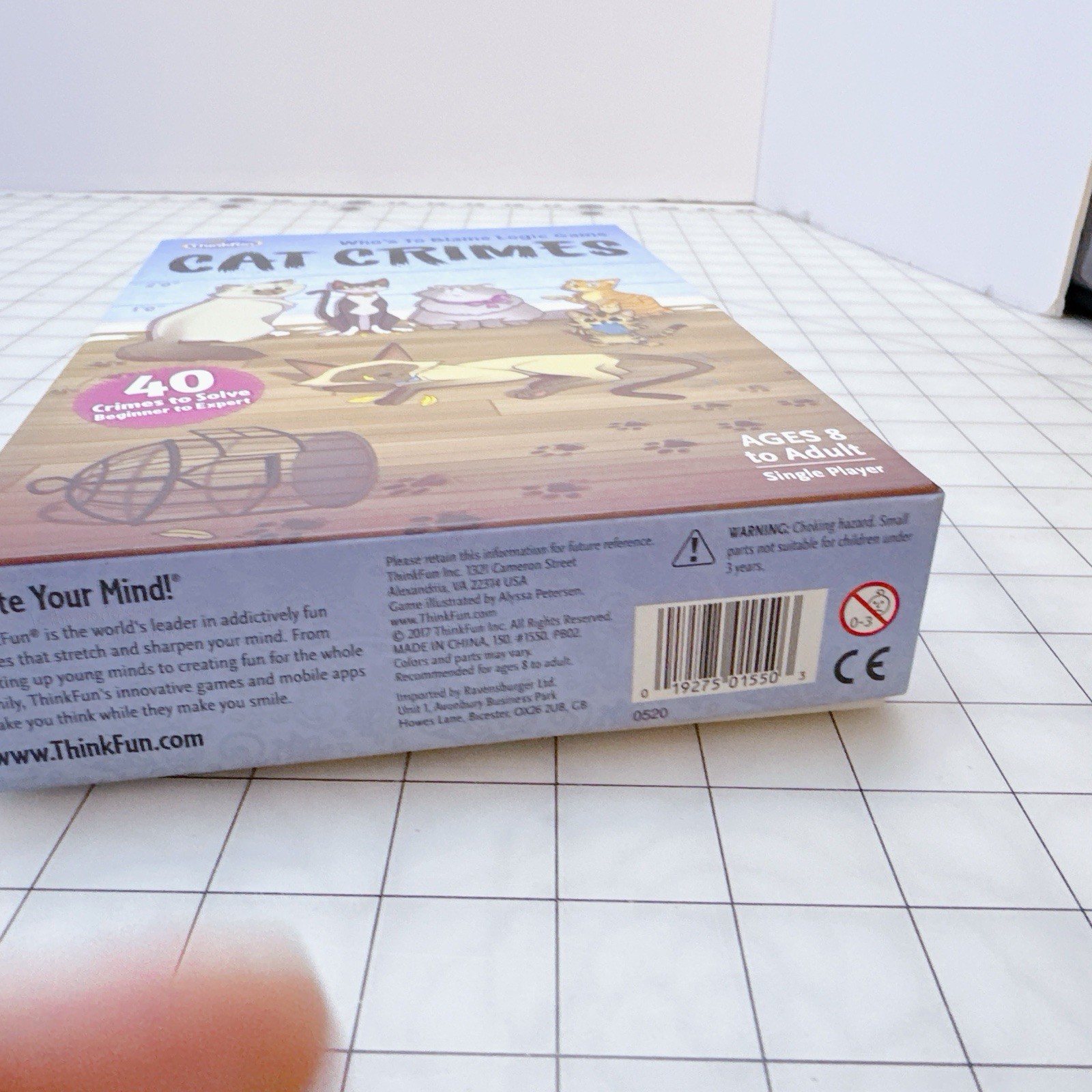 Thinkfun Cat Crimes Logic Game Problem Solving Learning Educational Skill Build