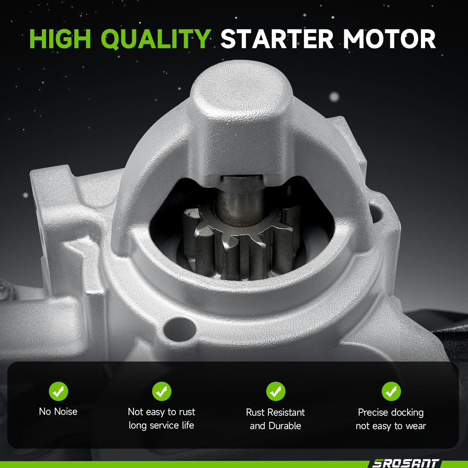 New Starter Compatible with 2014-2016 Chevrolet Silverado 1500, Tahoe,…
