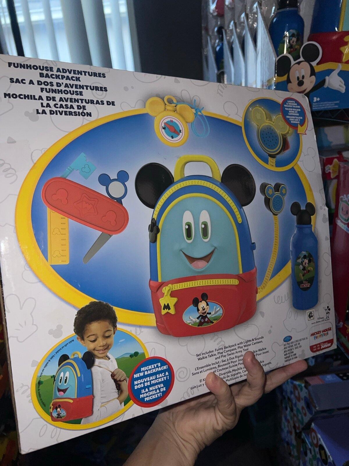 Mickey Mouse Adventure backpack toy