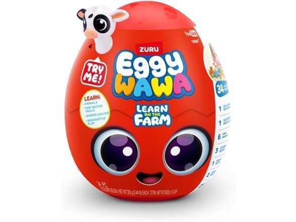 ZURU Eggy Wawa Learn on The Farm Pre-K Interactive Learning Music Motor