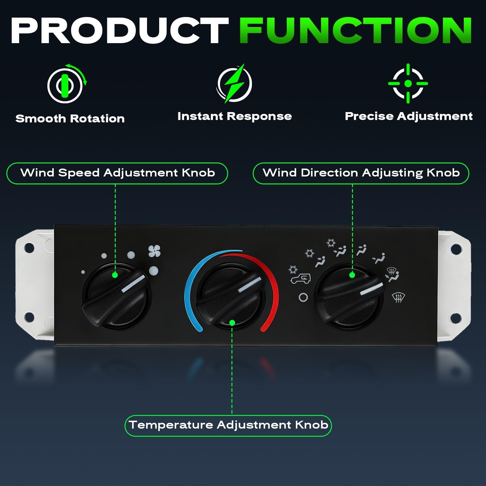HVAC A/C Heater Climate Control Module Panel Fit for Jeep Wrangler TJ (1999-2…