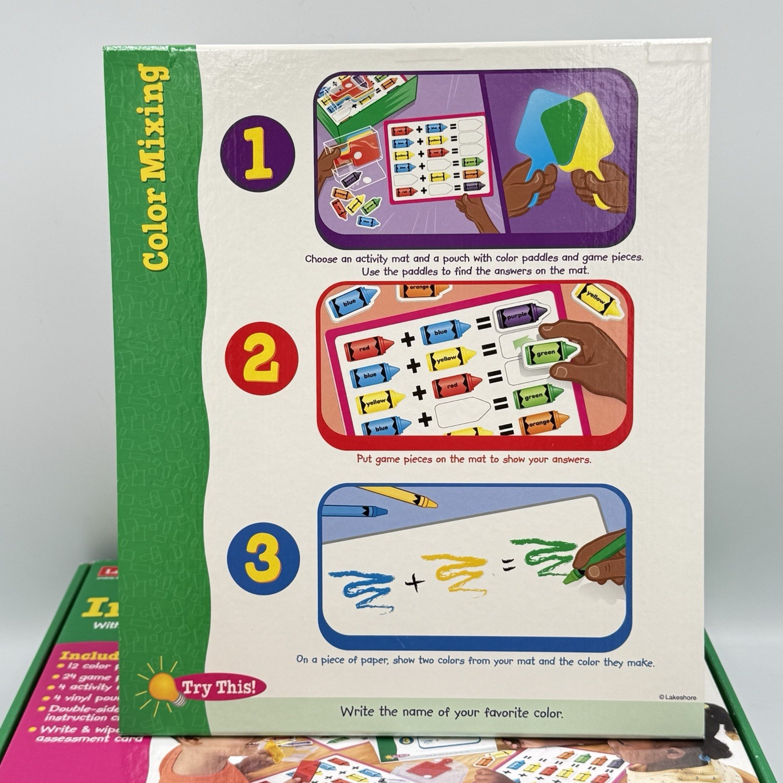 Lakeshore Instant Learning Center COLOR MIXING TT698 Science Ages 4+ COMPLETE