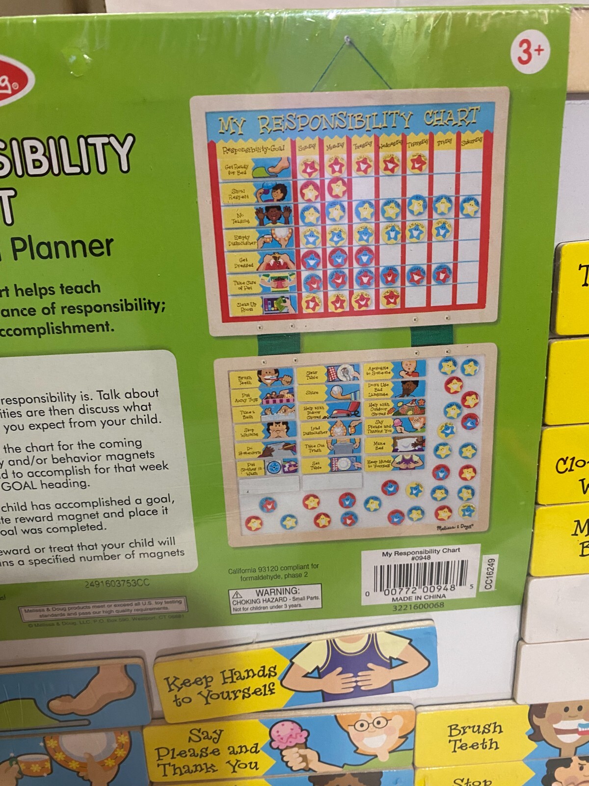 MELISSA & DOUG MY RESPONSIBILITY CHART WEEKLY GOALS & RESPONSIBILITY FOR KIDS